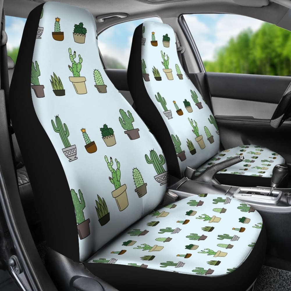 Cactus Succulent Plant Car Seat Covers 212601 - YourCarButBetter