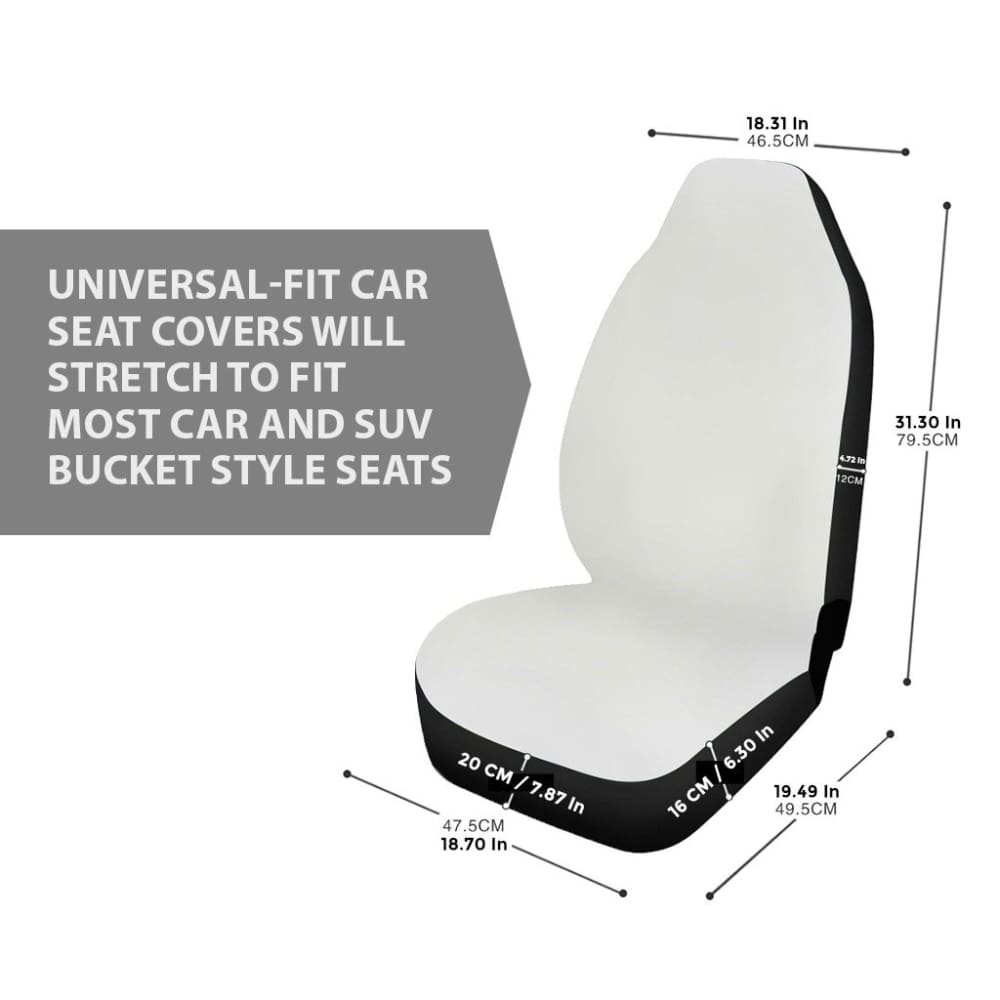 Calavera Fresh Look Design #2 Car Seat Covers (Blue Elusive Rose) - 174510 - YourCarButBetter