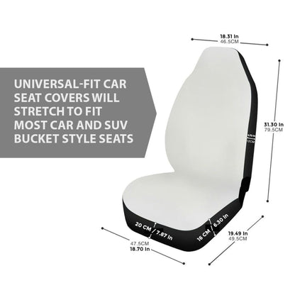 Calavera Fresh Look Design #2 Car Seat Covers (Blue Elusive Rose) - 174510 - YourCarButBetter