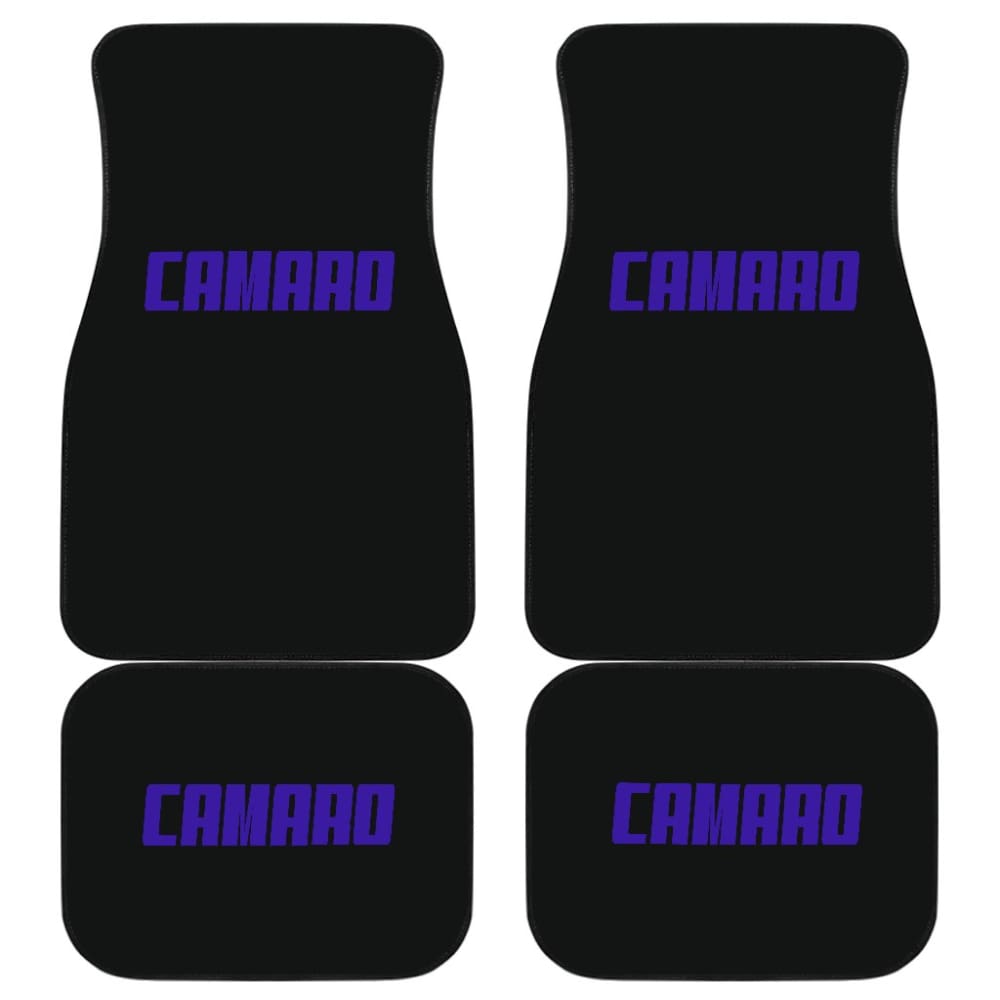 Camaro Blue Letter Floor Mats 210402 - YourCarButBetter