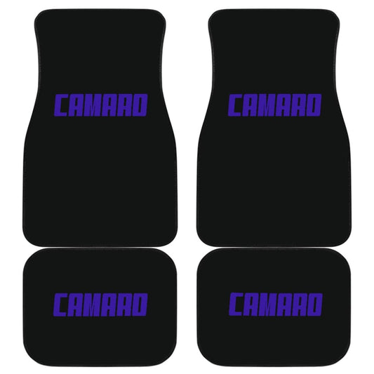 Camaro Blue Letter Floor Mats 210402 - YourCarButBetter