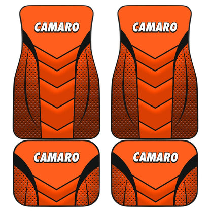 Camaro Hugger Orange Car Floor Mats 210901 - YourCarButBetter