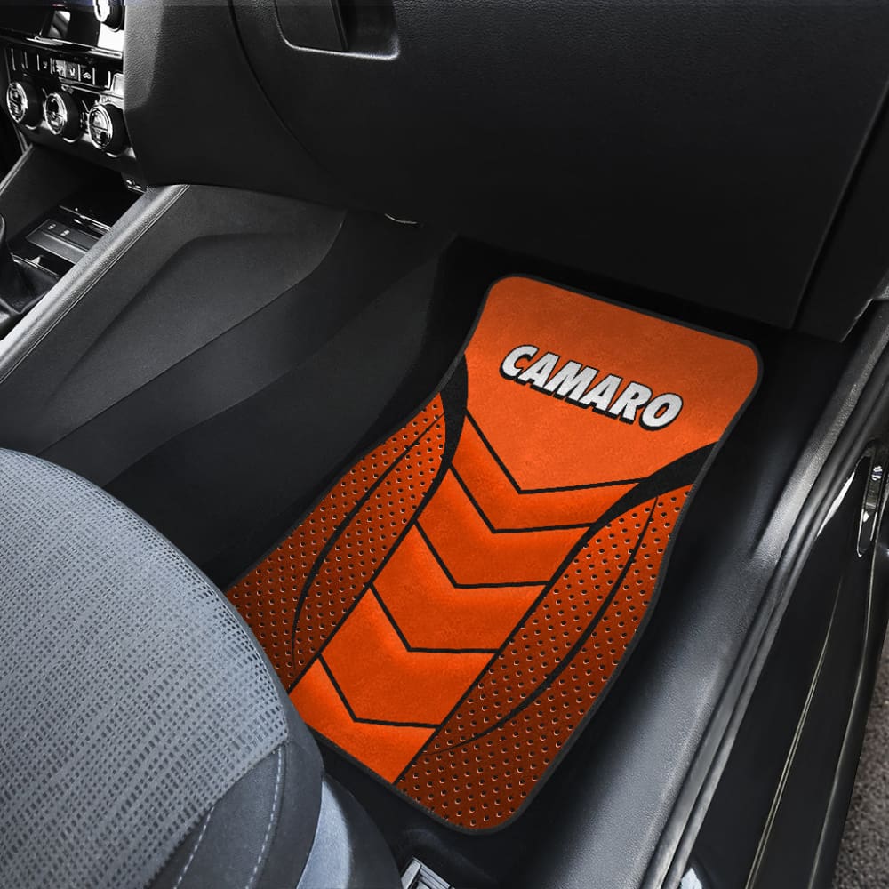 Camaro Hugger Orange Car Floor Mats 210901 - YourCarButBetter