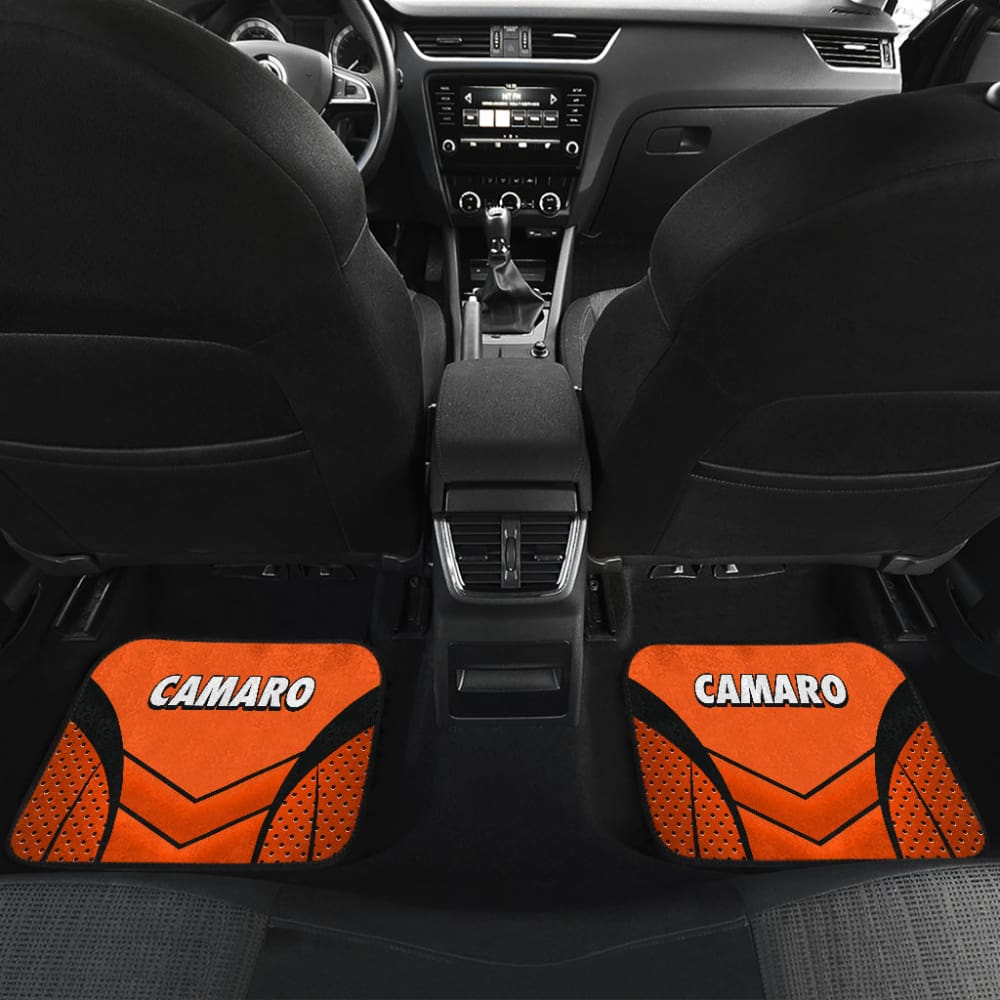 Camaro Hugger Orange Car Floor Mats 210901 - YourCarButBetter