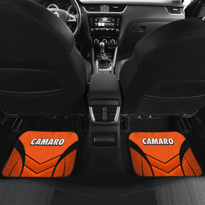 Camaro Hugger Orange Car Floor Mats 210901 - YourCarButBetter