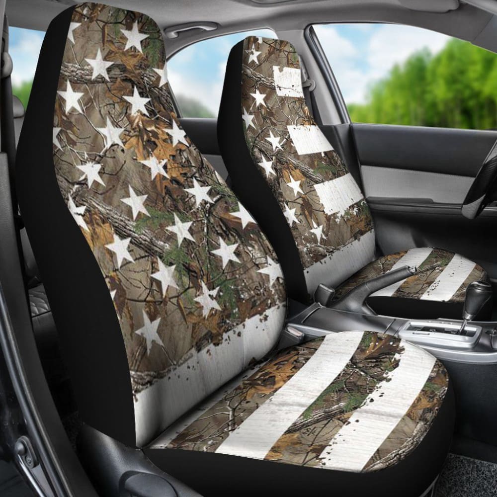 Camo American Flag Seat Covers 103131 - YourCarButBetter