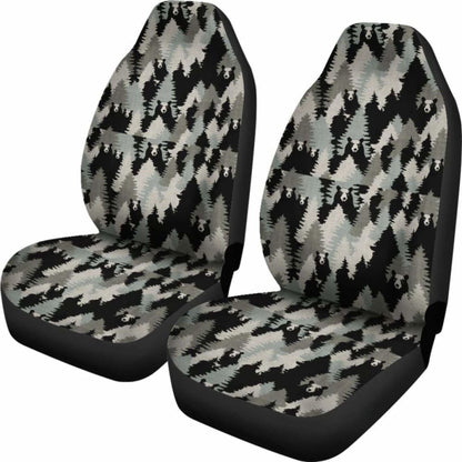 Camo Car Seat Cover Bear Hunting 112608