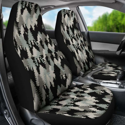 Camo Car Seat Cover Bear Hunting 112608