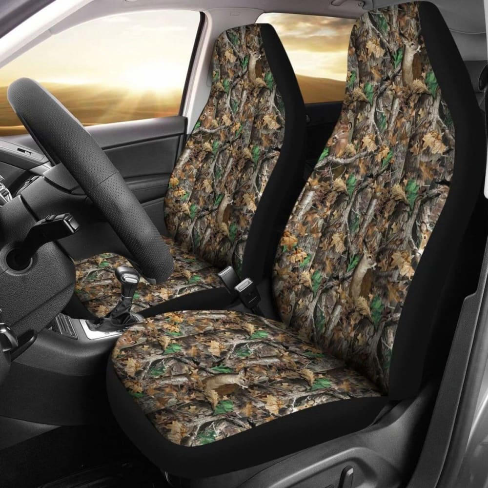 Camo Car Seat Cover Deer Hunting 112608