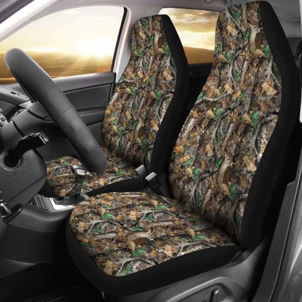 Camo Car Seat Cover - Deer Hunting Awesome 161012
