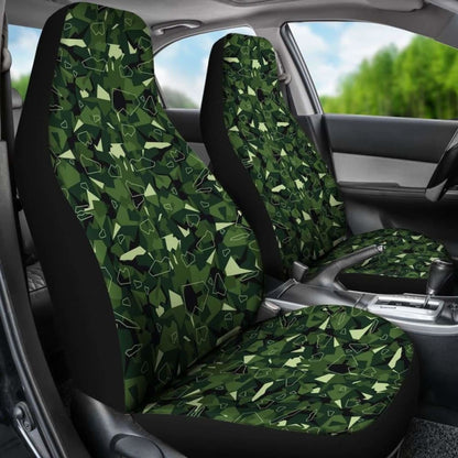 Camo Car Seat Cover Green 112608