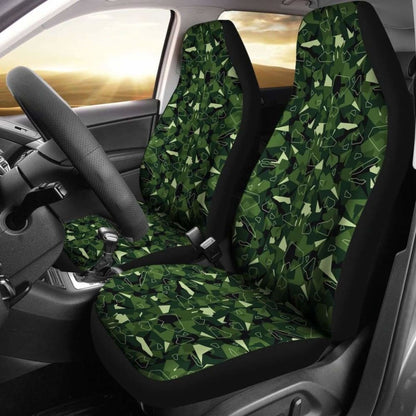 Camo Car Seat Cover Green 112608