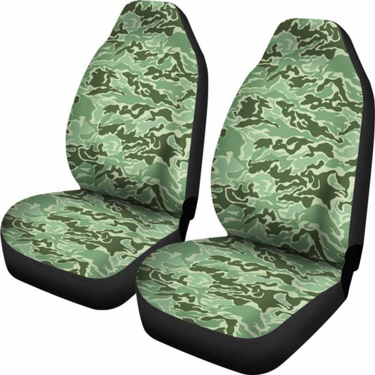 Camo Car Seat Cover Green Camouflage 112608