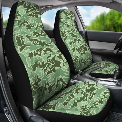 Camo Car Seat Cover Green Camouflage 112608
