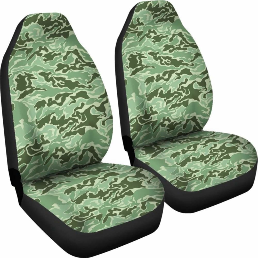 Camo Car Seat Cover Green Camouflage 112608