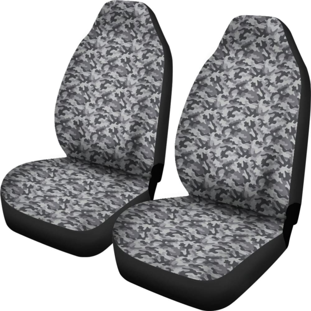 Camo Car Seat Cover Grey 112608