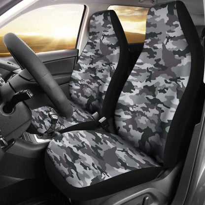 Camo Car Seat Covers Black And White Version 112608