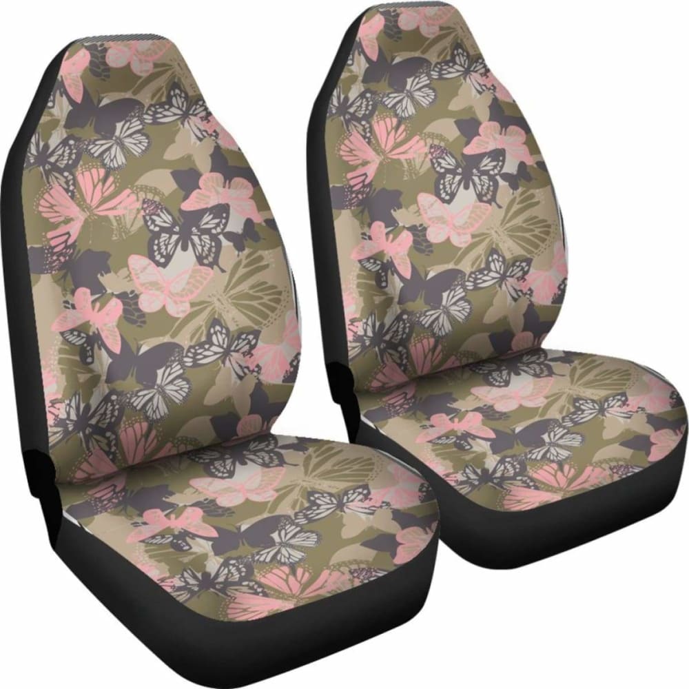 Camo Car Seat Covers Butterfly Pattern 112608