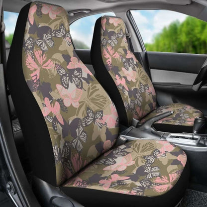 Camo Car Seat Covers Butterfly Pattern 112608