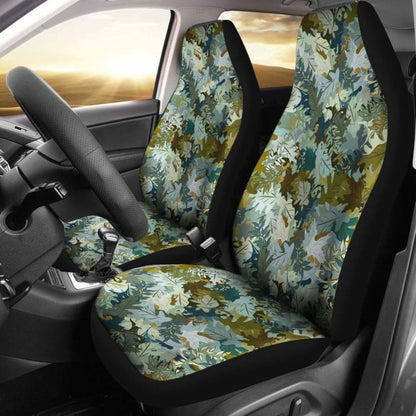 Camo Car Seat Covers Leaf Pattern 112608