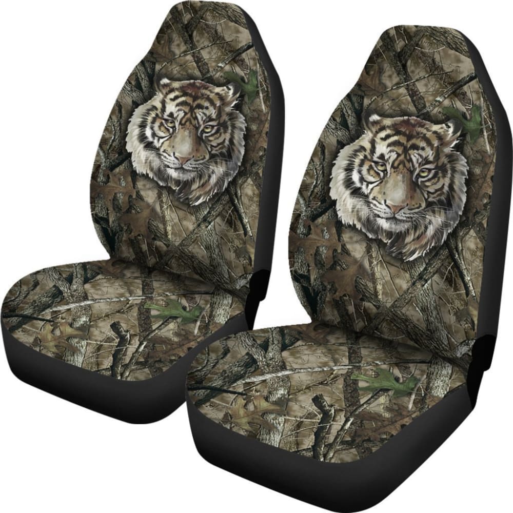 Camo Tiger Car Seat Covers Amazing Gift Ideas 174510 - YourCarButBetter