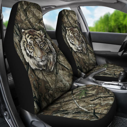 Camo Tiger Car Seat Covers Amazing Gift Ideas 174510 - YourCarButBetter