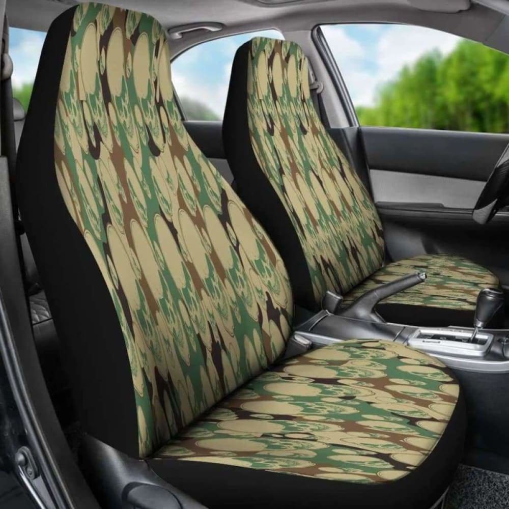 Camouflage Skull Car Seat Covers 113208