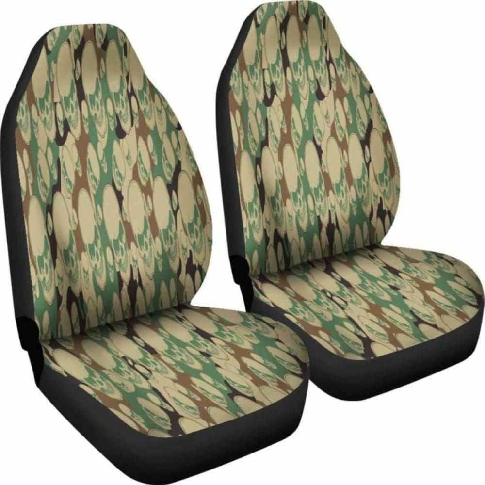 Camouflage Skull Car Seat Covers 113208