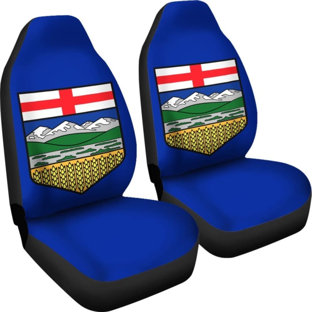 Canada Alberta Flag Car Seat Covers 550317 - YourCarButBetter