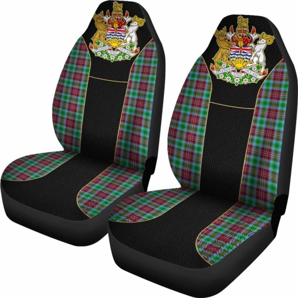 Canada British Columbia Coat Of Arms Golden Car Seat Covers Amazing 105905 - YourCarButBetter