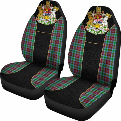 Canada British Columbia Coat Of Arms Golden Car Seat Covers Amazing 105905 - YourCarButBetter