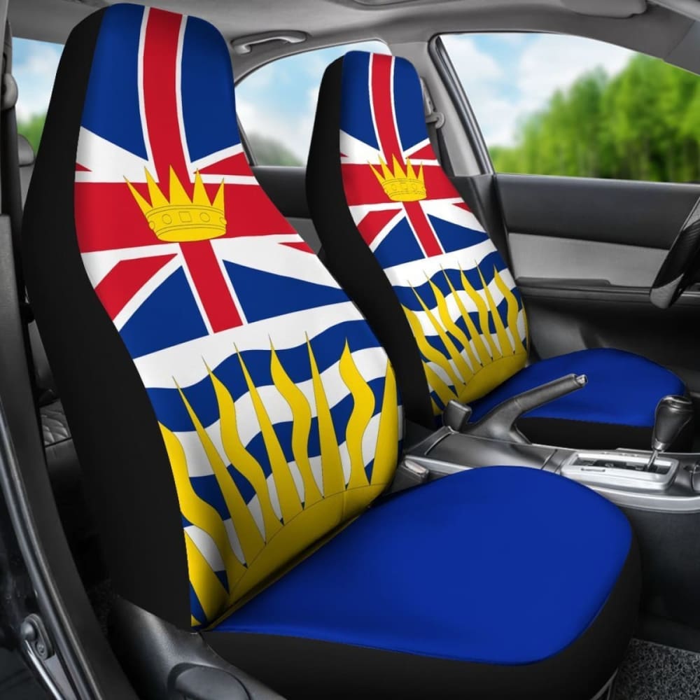 Canada British Columbia Flag Car Seat Covers 550317 - YourCarButBetter