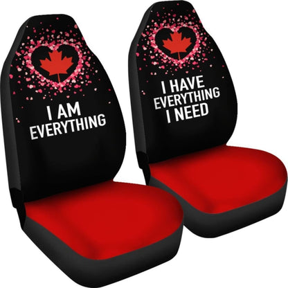 Canada Car Seat Covers Couple Valentine Everthing I Need 550317 - YourCarButBetter