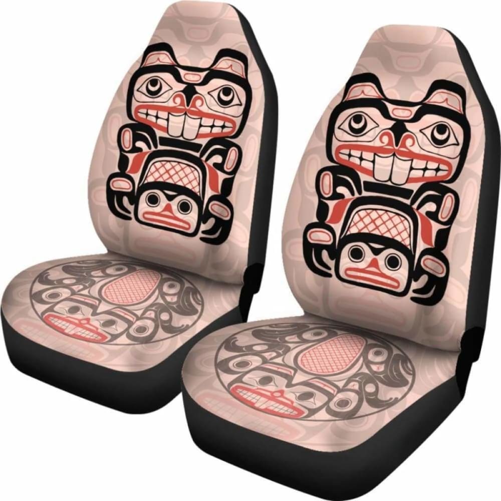 Canada Car Seat Covers Haida Beaver 550317 - YourCarButBetter