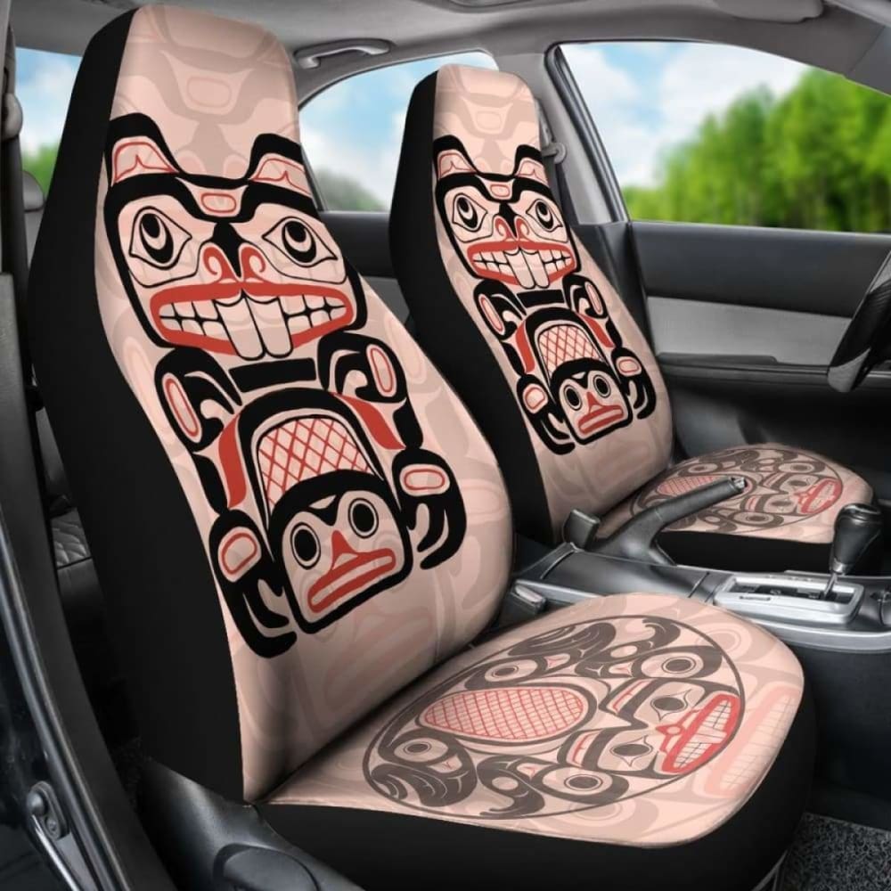 Canada Car Seat Covers Haida Beaver 550317 - YourCarButBetter