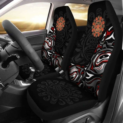 Canada Car Seat Covers Haida Sun Tattoo (Set Of Two) 7 174914 - YourCarButBetter