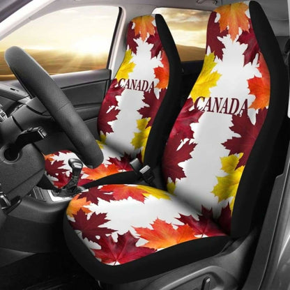 Canada Car Seat Covers - Maple Leaf 01 174914 - YourCarButBetter