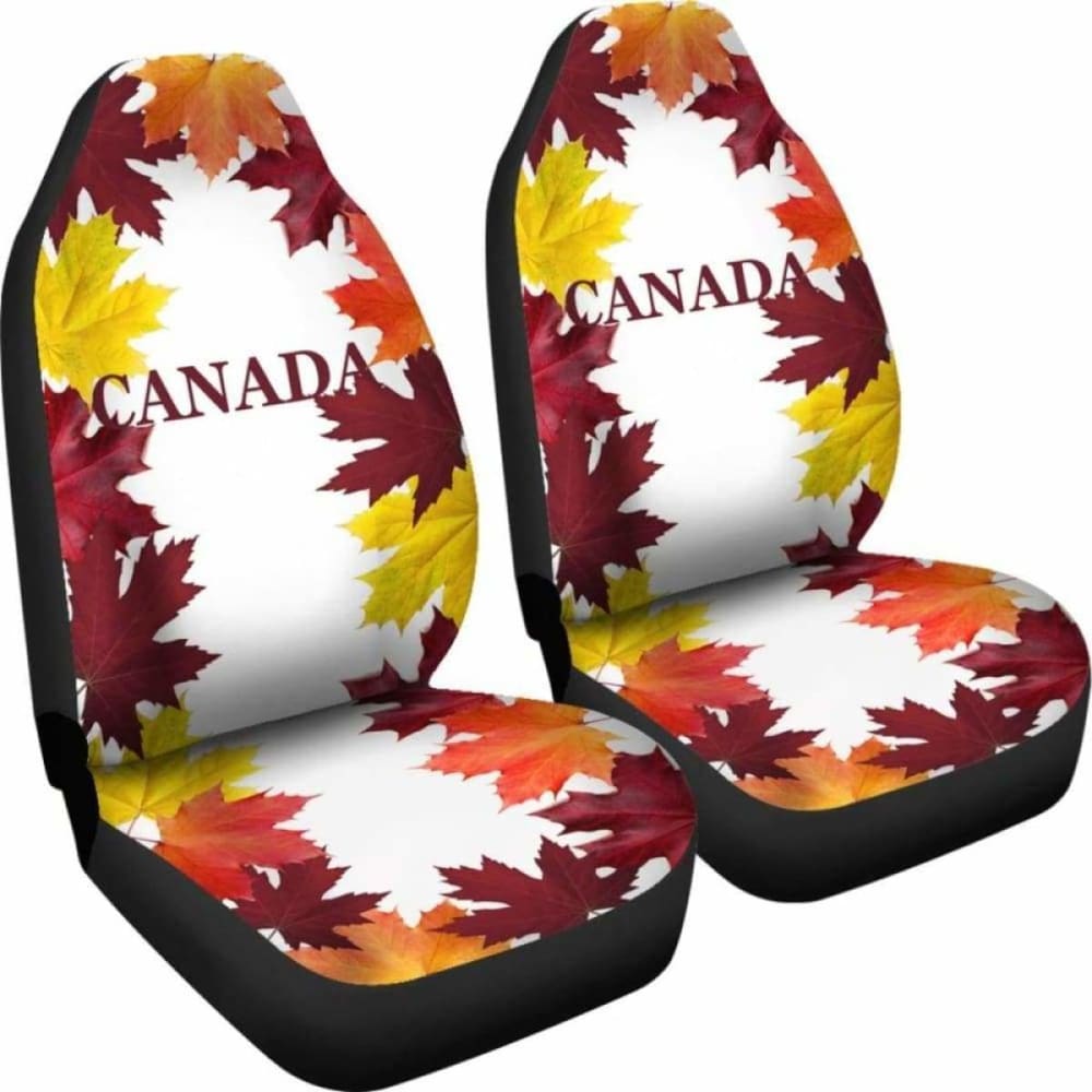 Canada Car Seat Covers - Maple Leaf 01 174914 - YourCarButBetter