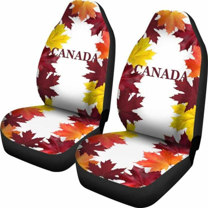 Canada Car Seat Covers - Maple Leaf 01 174914 - YourCarButBetter