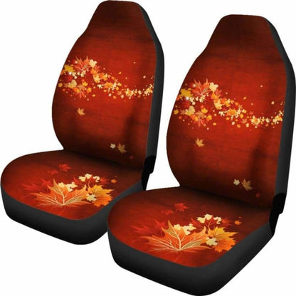 Canada Car Seat Covers Maple Leaf 2 174914 - YourCarButBetter