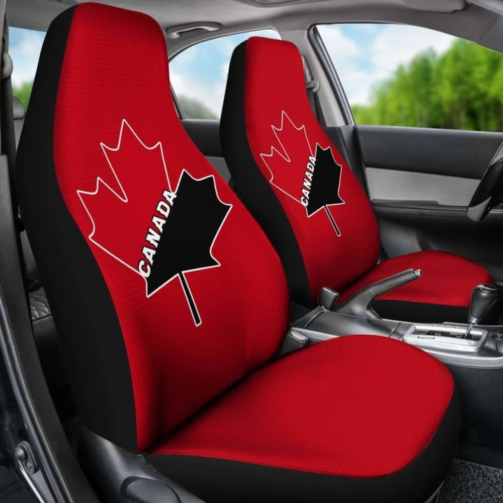 Canada Car Seat Covers - Maple Leaf Special - Single 1 174914 - YourCarButBetter