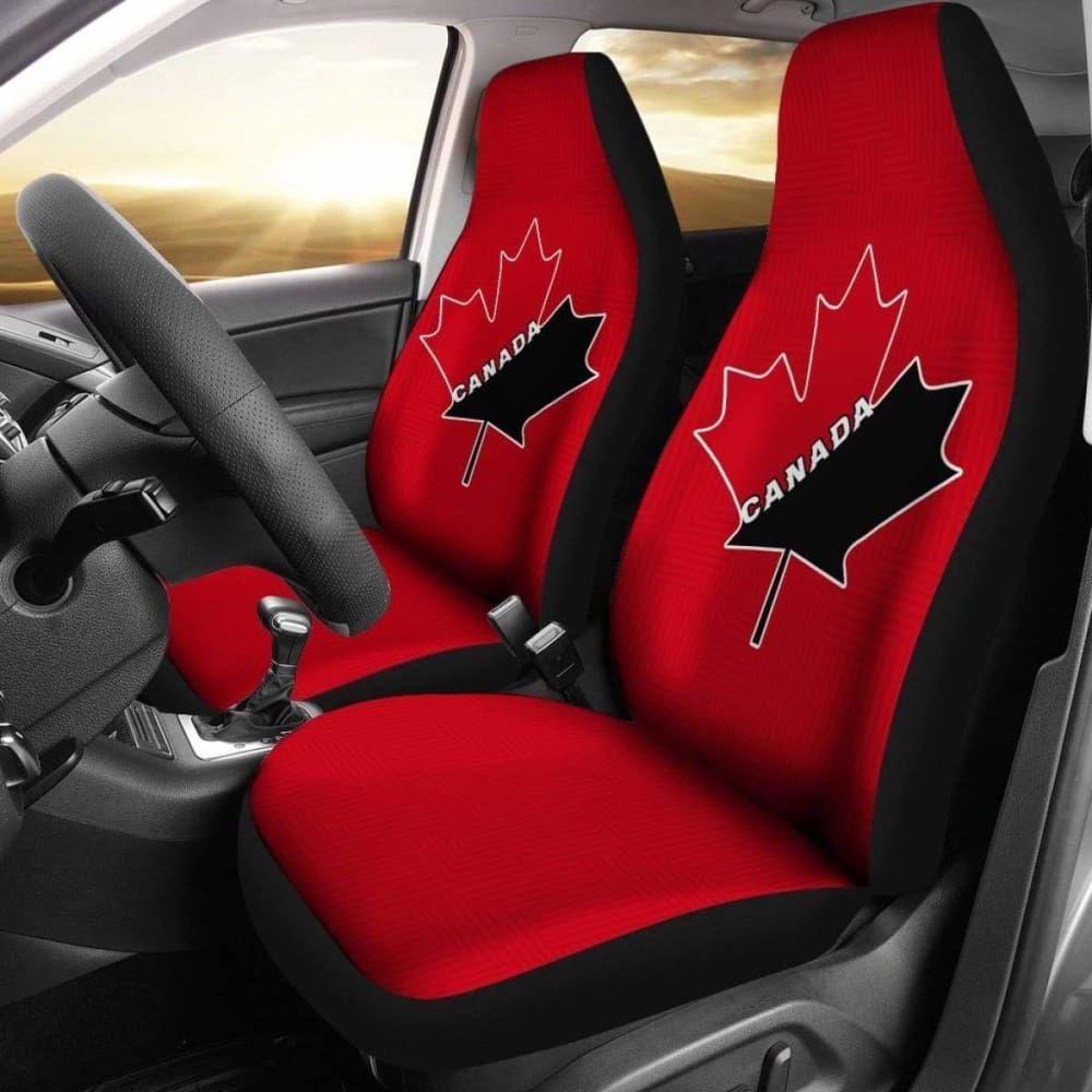 Canada Car Seat Covers - Maple Leaf Special - Single 1 174914 - YourCarButBetter