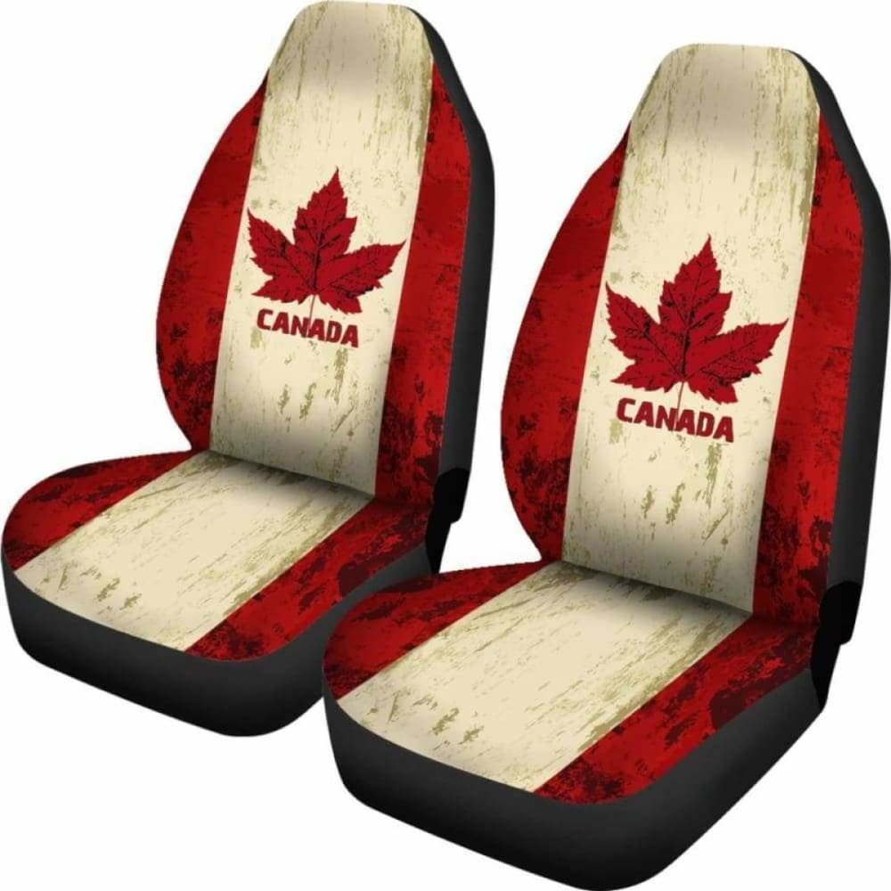 Canada Day True North Strong And Free Car Seat Covers - The Maple Flag 7 174914 - YourCarButBetter