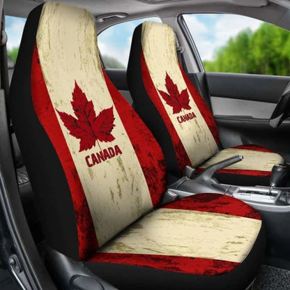 Canada Day True North Strong And Free Car Seat Covers - The Maple Flag 7 174914 - YourCarButBetter