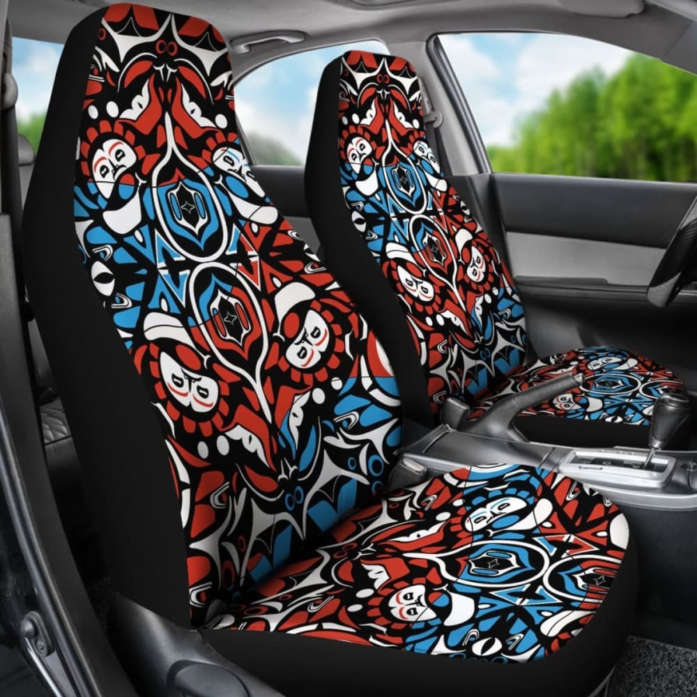 Canada Haida Pattern Car Seat Covers 6 550317 - YourCarButBetter