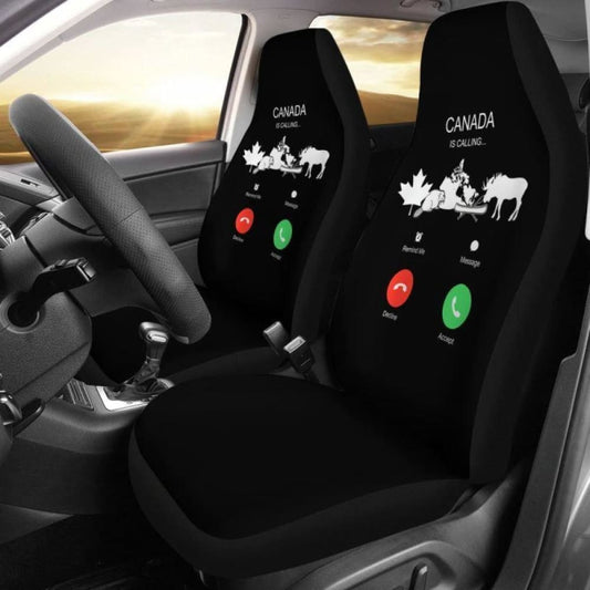 Canada Is Calling Car Seat Covers 550317 - YourCarButBetter