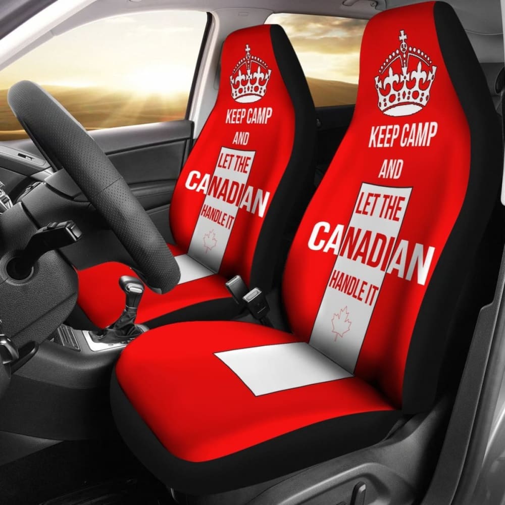 Canada Keep Camp Car Seat Cover 550317 - YourCarButBetter