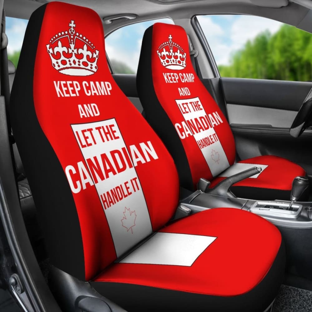 Canada Keep Camp Car Seat Cover 550317 - YourCarButBetter