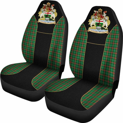 Canada Manitoba Coat Of Arms Golden Car Seat Covers Amazing 105905 - YourCarButBetter