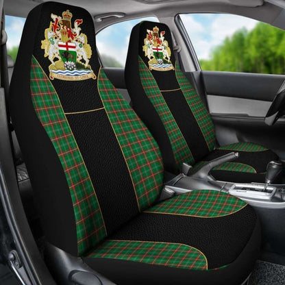 Canada Manitoba Coat Of Arms Golden Car Seat Covers Amazing 105905 - YourCarButBetter
